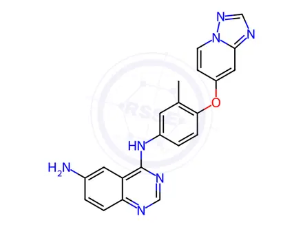 Chemical structure of Tucatinib Impurity 75