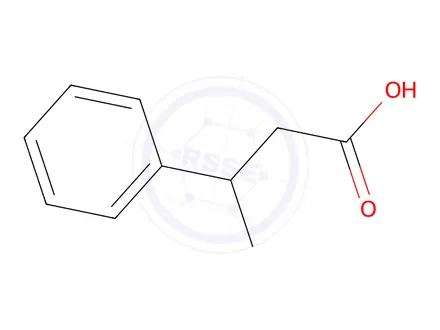 Chemical structure of (S)-3-Phenylbutyric Acid