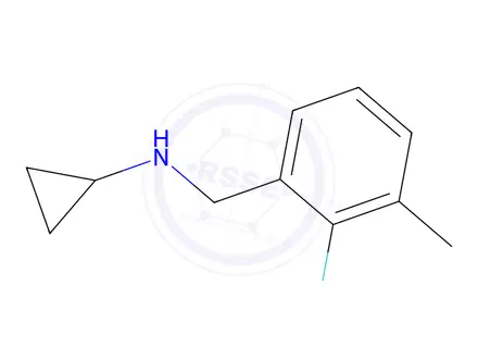 Chemical structure of N-[(2-Fluoro-3-methylphenyl)methyl]cyclopropanamine