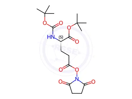 Chemical structure of Boc-Glu(OSu)-OtBu