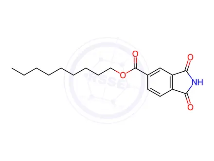 Chemical structure of 1,3-Dioxo-5-isoindolinecarboxylic acid nonyl ester