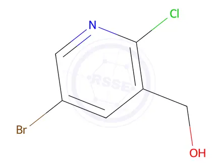 Chemical structure of (5-bromanyl-2-chloranyl-pyridin-3-yl)methanol