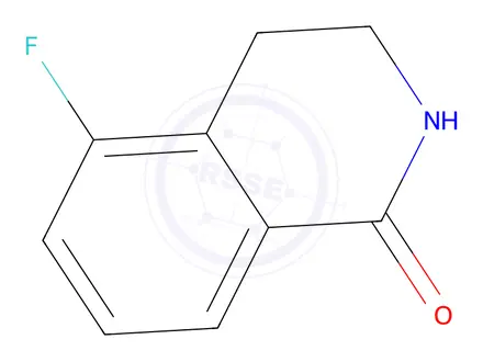 Chemical structure of 5-Fluoro-3,4-dihydroisoquinolin-1(2H)-one