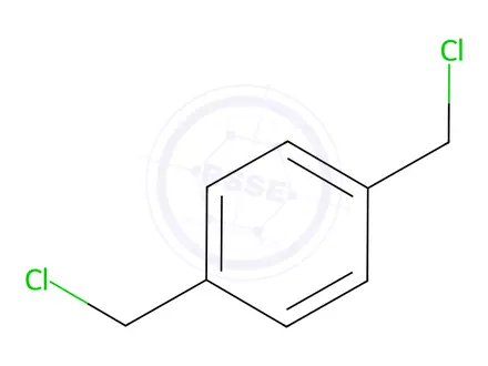 Chemical structure of α,α'-Dichloro-p-xylene