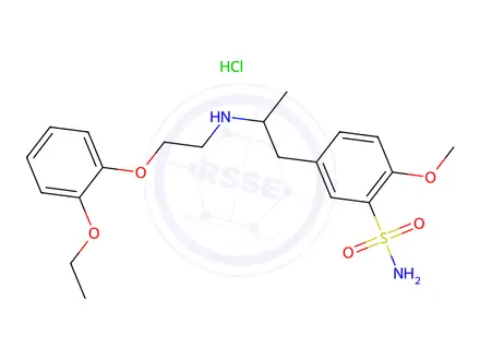 Chemical structure of 2-Methoxy-5-((2R)-2-(((1R)-1-phenylethyl)amino)propyl)benzenesulfonamide