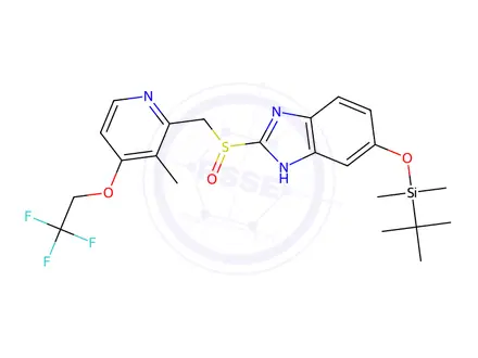 Chemical structure of 5-O-tert-Butyldimethylsilyl 5-Hydroxy Lansoprazole
