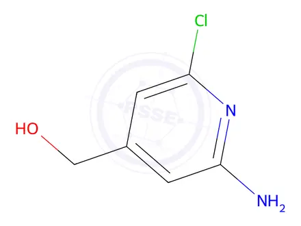 Chemical structure of (2-aMino-6-chloropyridin-4-yl)Methanol
