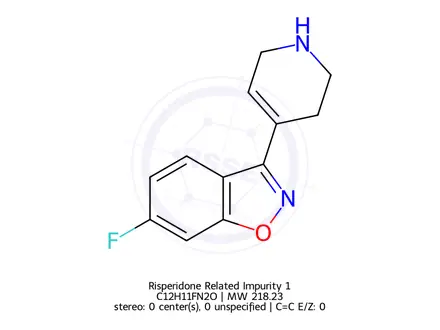 Chemical structure of Risperidone Related Impurity 1