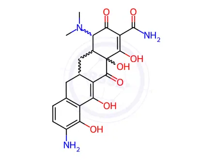 Chemical structure of MINOCYCLINE HCL IMPURITY I