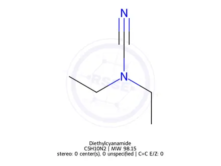 Chemical structure of Diethylcyanamide