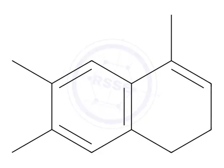 Chemical structure of Naphthalene, 1,2-dihydro-4,6,7-trimethyl-