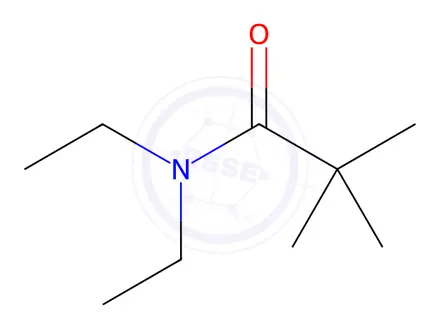 Chemical structure of N,N-Diethylpivalamide