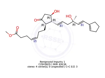 Chemical structure of Remiprostol Impurity 1