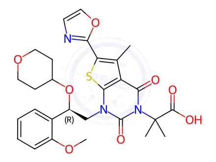 Chemical structure of Firsocostat