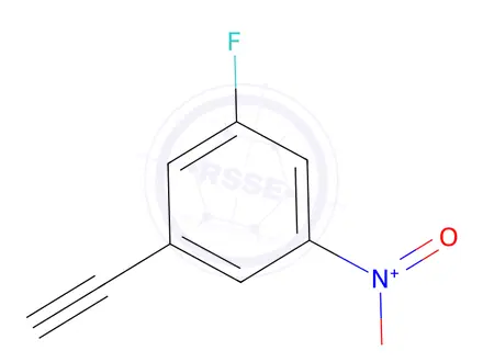 Chemical structure of 1-Ethynyl-3-fluoro-5-nitrobenzene
