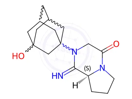 Chemical structure of Vildagliptin Impurity 69 Monomer