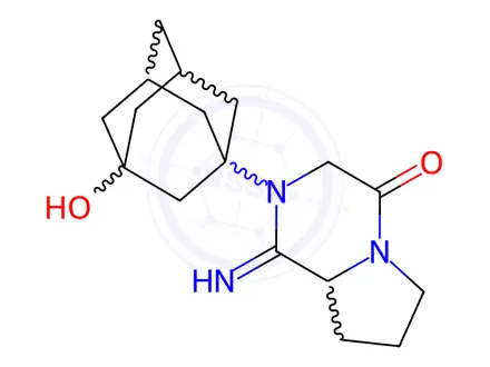 Chemical structure of Vildagliptin Related Compound 2